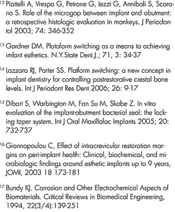 揭秘士卓曼種植體-基臺的長期穩(wěn)定性 揭秘士卓曼種植體-基臺的長期穩(wěn)定性