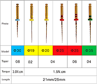 宇森鎳鈦根管銼 宇森鎳鈦根管銼