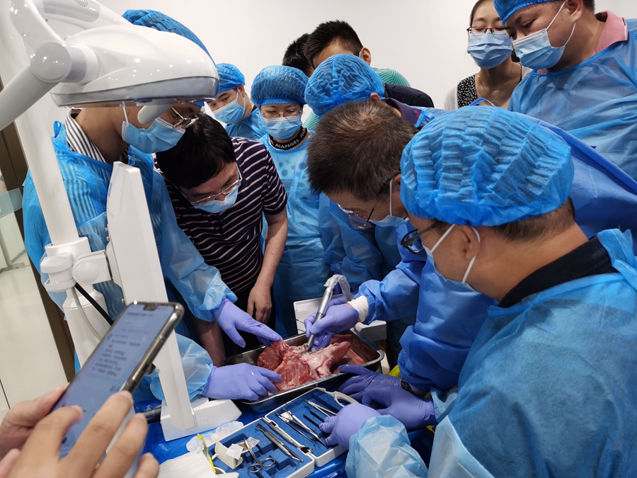 張東星老師南寧站微創(chuàng)拔牙實(shí)操課 宇森電動馬達(dá)助力