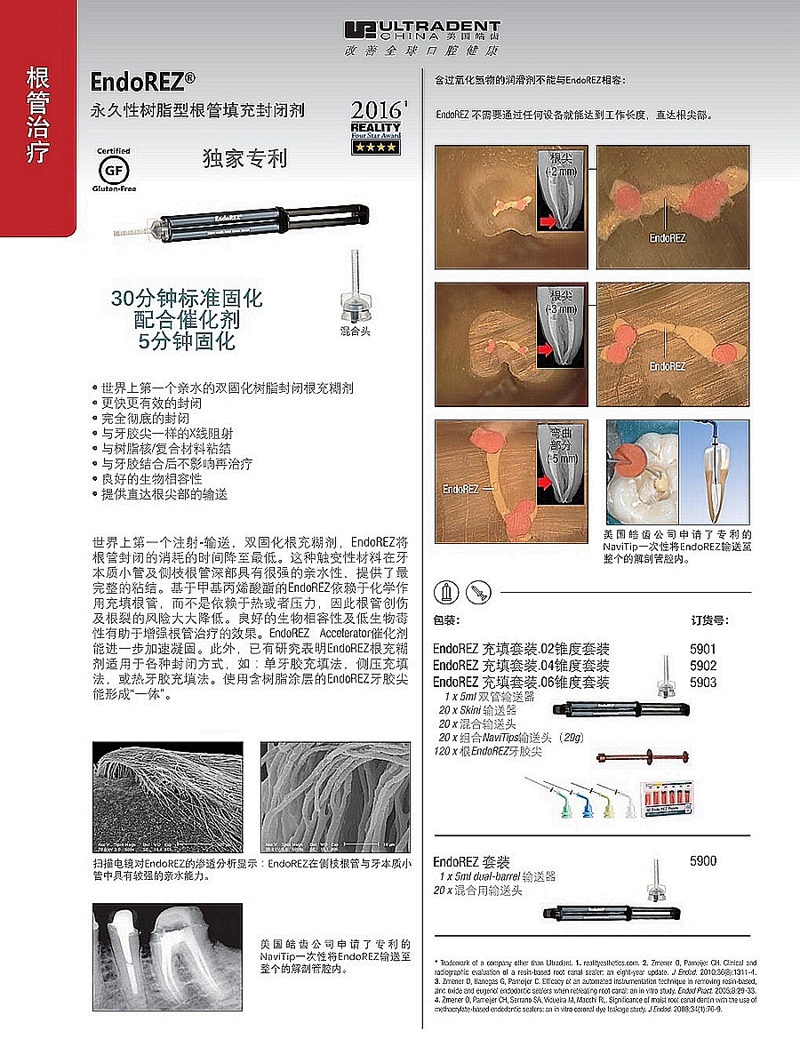 皓齒根管充填封閉劑